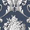 CLASSC SILKS 2 - BOLD VINTAGE DAMASK - CS35627 - AZUL