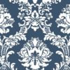 CLASSC SILKS 2 - BRITTANY DAMASK - CS35600 - AZUL A