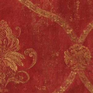 CLASSIC SILKS 2 - LARGE VINTRAGE DAMASK - CS27328 - VERMELHO