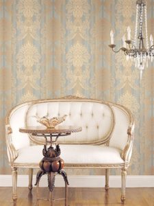 CLASSIC SILKS 2 - - SANDRA DAMASK -CS35603 - BEGE A - AMBIENTADO