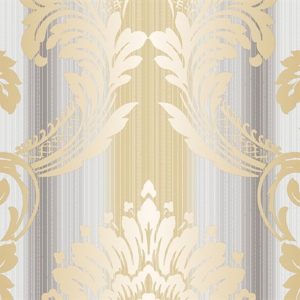 CLASSIC SILKS 2 - - SANDRA DAMASK -CS35605 - CINZA A