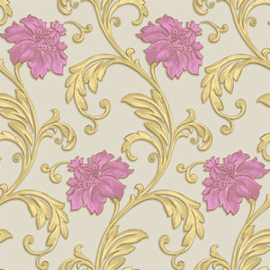 CONCERTO - FLORAL SCROLL - JC2006-3 - ROSA