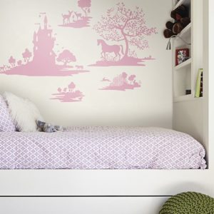 DWELL STUDIO - FABULE AD - RMK3367GM - ROSA - AMBIENTADO