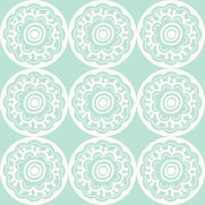 DWELL STUDIO - ZINNIA - DW2413 - AZUL TIFFANY