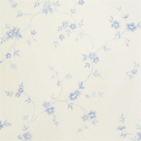 FLORAL PRINTS 2 FLOWER STEM - PR33836 - AZUL