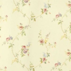 FLORAL PRINTS 2 ROSE BRANCHES - PR33809 - BEGE C