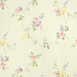 FLORAL PRINTS 2 ROSE BRANCHES - PR33810 - OFF WHITE A