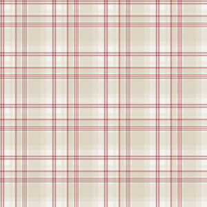 KITCHEN RECIPES - TARTAN - G12276 - VERMELHO