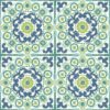 MODERN SHAPES - LADRILHO - MS6488 - AZUL