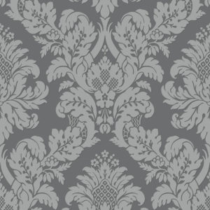 SHIMMER - FABRIC DAMASK - UK10435 - CINZA