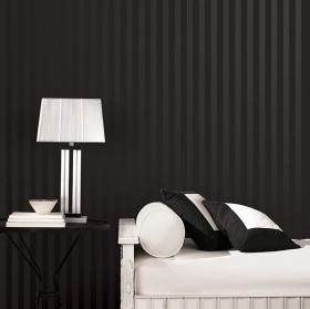 SIMPLY SILK - MEDIUN STRIPE - NS24916 - PRETO - AMBIENTADO