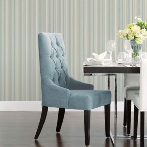 SMART STRIPES - FINE - G67567 - CELADON - AMBIENTADO