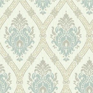 WAVERLY GLOBAL CHIC - DRESSED UP DAMASK - GC8733 - AZUL B