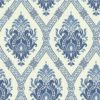 WAVERLY GLOBAL CHIC - DRESSED UP DAMASK - GC8735 - AZUL C