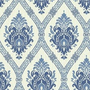 WAVERLY GLOBAL CHIC - DRESSED UP DAMASK - GC8735 - AZUL C