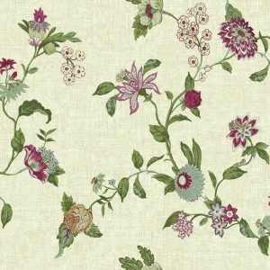 WAVERLY GLOBAL CHIC- GRACEFULL GARDEN TRAIL - GC8709 - ROSA