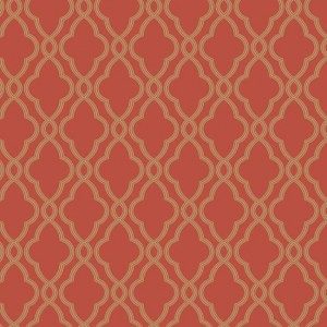 WAVERLY GLOBAL CHIC - HENPTON TRELLIS - WA7707 - VERMELHO