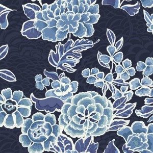 WAVERLY GLOBAL CHIC - ZEN GARDEN - GC8784 - AZUL A