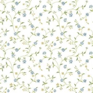 WAVERLY SMALL PRINTS - BELISSIMA VINE - ER8186 - AZUL