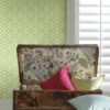 WAVERLY SMALL PRINTS - LOVELY LATICE - WP2498 - VERDE - AMBIENTADO