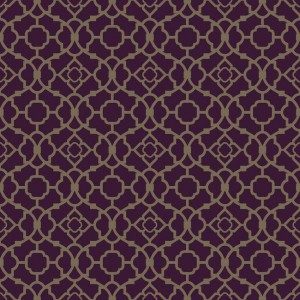 WAVERLY SMALL PRINTS - LOVELY LATICE - WP2499 - ROXO