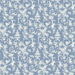 WAVERLY SMALL PRINTS - PALM PLACE - WP2411 - AZUL