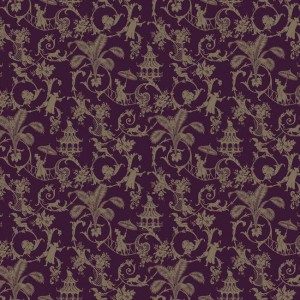 WAVERLY SMALL PRINTS - PALM PLACE - WP2413 - ROXO