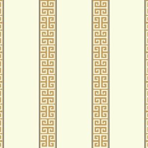 WAVERLY STRIPE - GREEK KEY STRIPE - SV2683 - BEGE