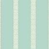 WAVERLY STRIPE - GREEK KEY STRIPE - SV2685 - AZUL TIFFANY